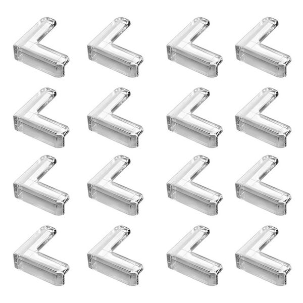 16 Piece - Silicone Corner Guard For Baby Safety - Transparent