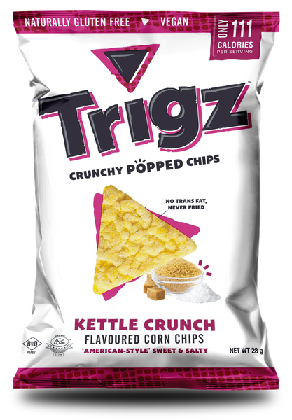 Trigz Kettle Crunch Crunchy Popped Chips (40 x 28g)