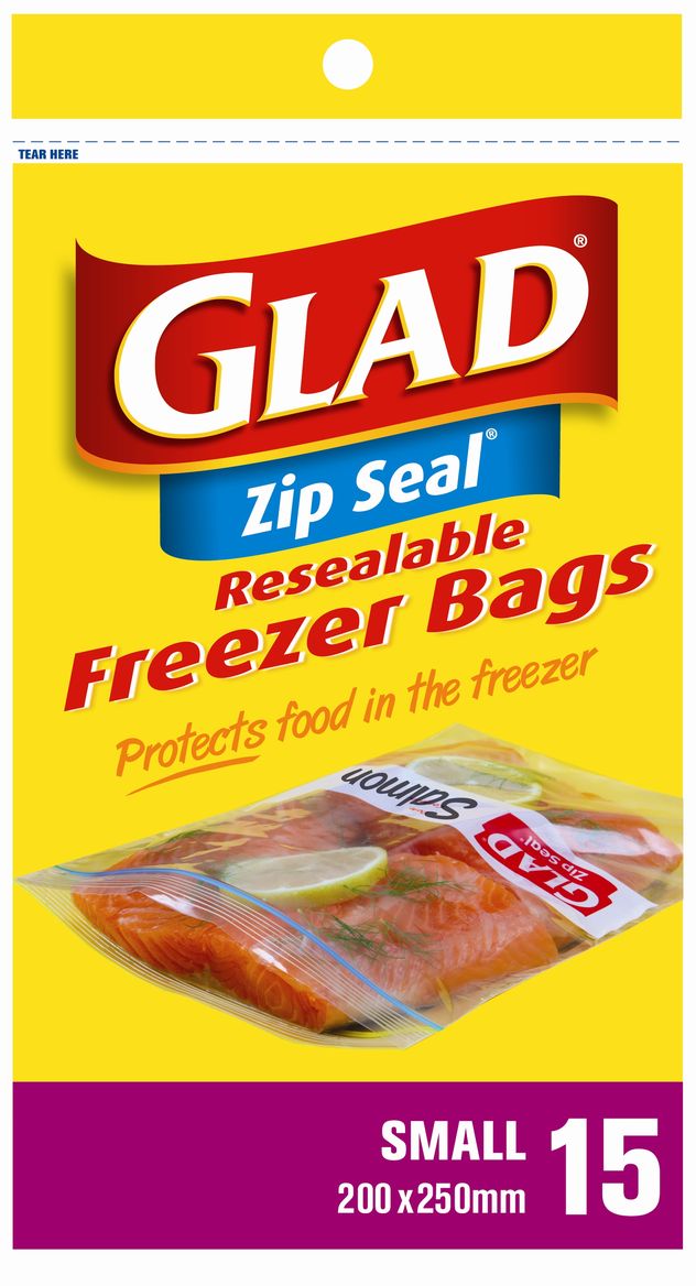Glad Zipper Freezer Bag Case