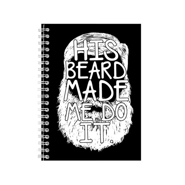 Beard Notebook Gift Idea Writing Book Notepad Pad 40