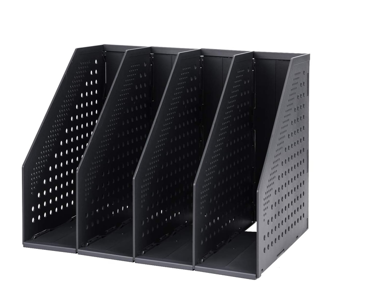 File Holder Collapsible File Folder Organizer, Plastic Desk Magazine Holder
