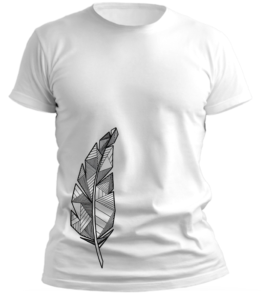PepperSt Men's White T-Shirt - Illusion