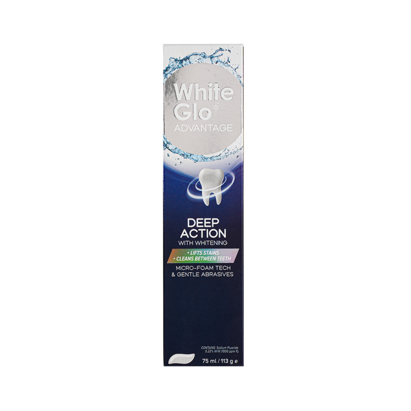 White Glo Toothpaste Deep Action 75ml