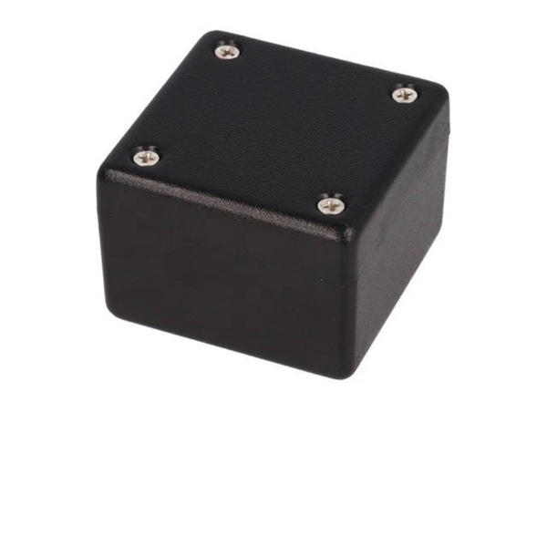 1594RABK ABS Shielded Enclosure 56x56x28mm Black IP54 Heavy Duty
