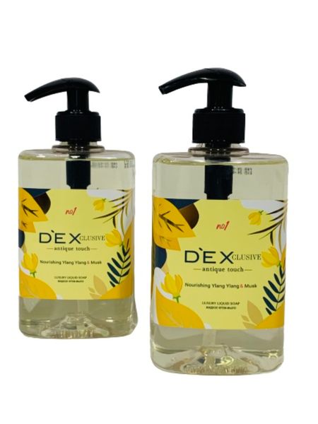 Dex musk Hand liquid Soap - Set of 2 x 500ml Liquid Soap