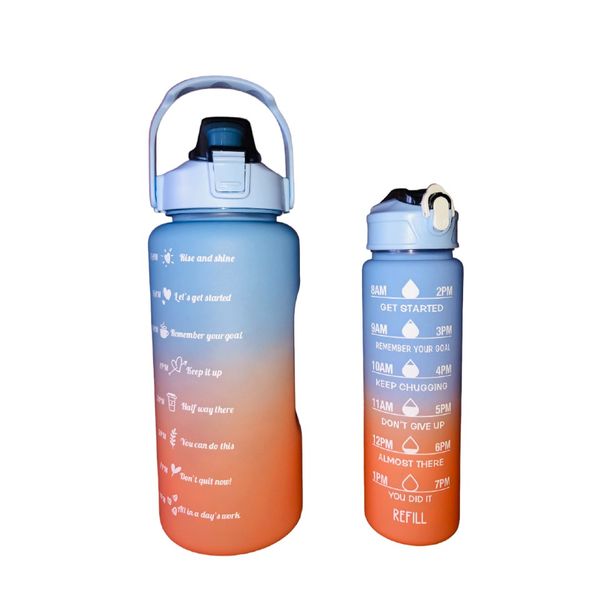 Time Water Bottle - 2 Bottles