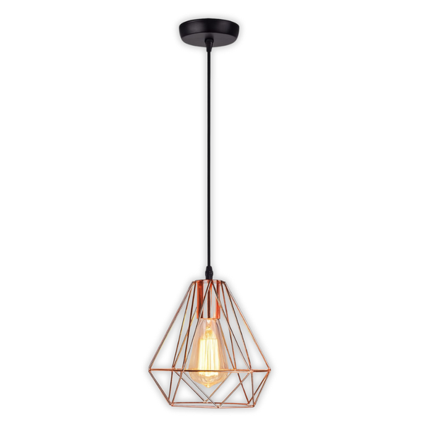 WHL&amp;E 6033/1 Rose Gold Dining Lamp