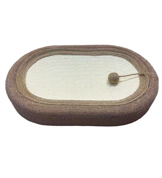 Environmentally friendly cat scratch board made of natural sisal material
