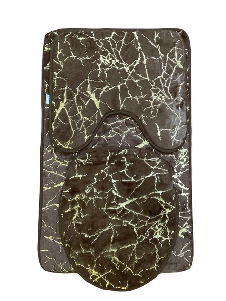 Marble Design Bathroom Mats Set
