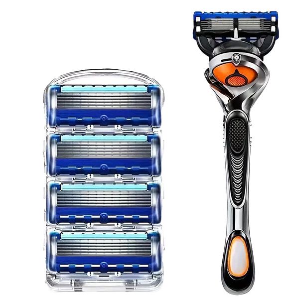 Razors for Men - Manual Shaving Razor &amp; Replaceable Cartridges