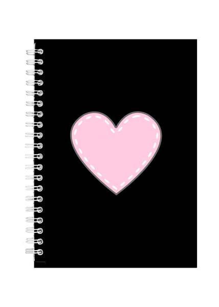 Pink Heart Gift Idea Writing Book Notepad Notebook A4 505