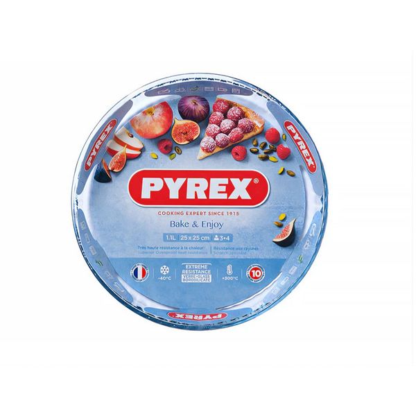 Pyrex - Glass Flan Dish - 27cm