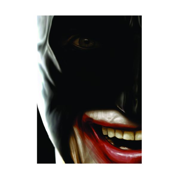 The Joker Wearing Batmans Mask - A1 Poster
