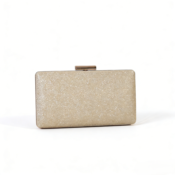 ZELTRYN High Quality Textured Square Shiny Matte Evening Bag