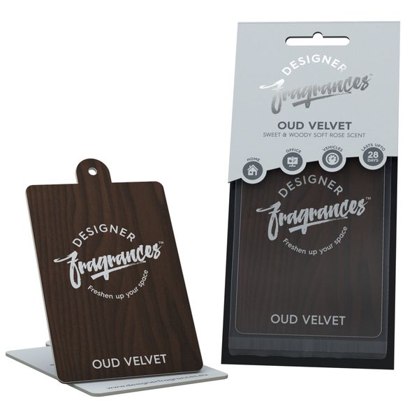 Designer Fragrances Oud Velvet Car Air Freshener bundle x 3