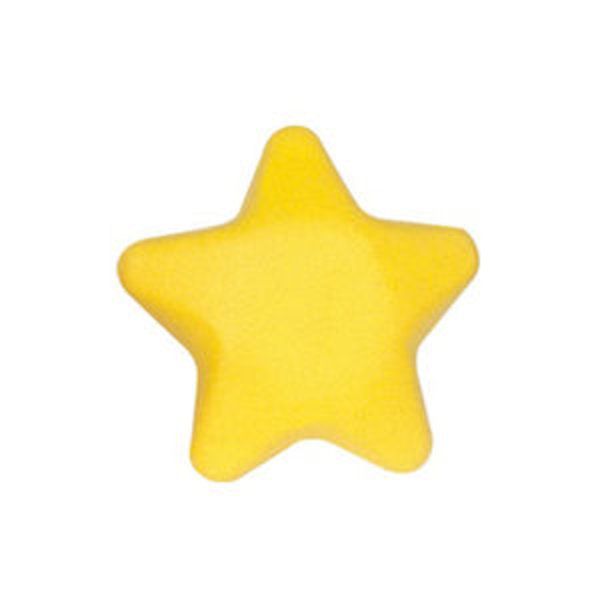 Star Shaped Grip Stress Ball Yellow