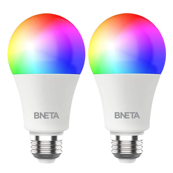 BNETA IoT Smart WiFi LED Bulb E27 - Twin Pack
