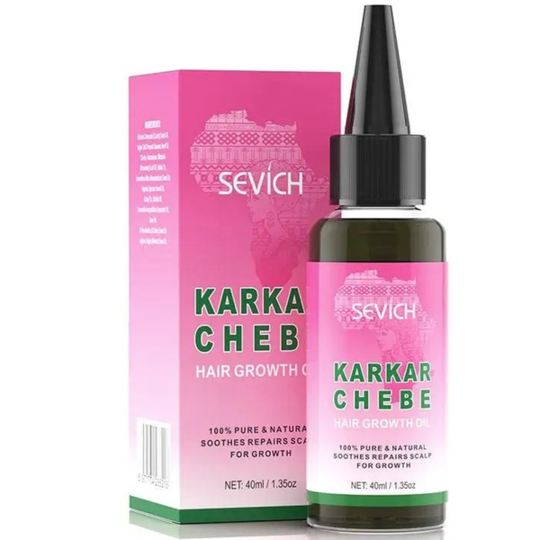 Sevich Karkar &amp; Chebe Hair Growth Oil - Hydrates &amp; Strengthens Hair - 40ml