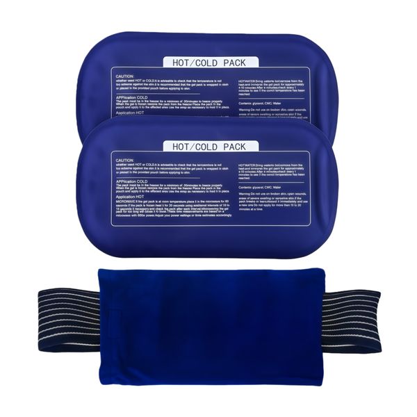 Kingdushi 3Pack Reusable Hot Cold Gel Packs For Muscle &amp; Joint Comfort
