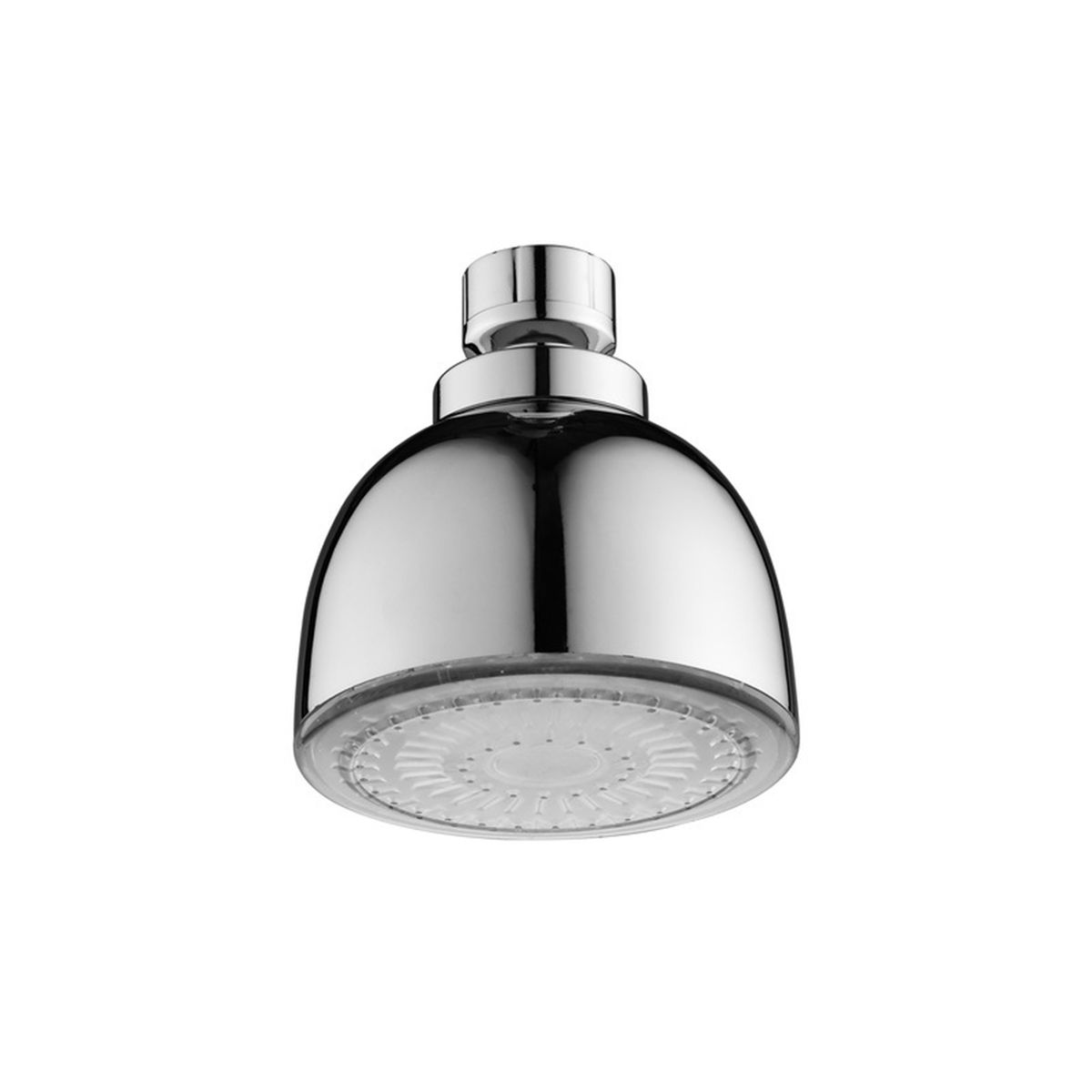 LED Shower Head With 7 Color Flash Light Automatically Polished Chrome