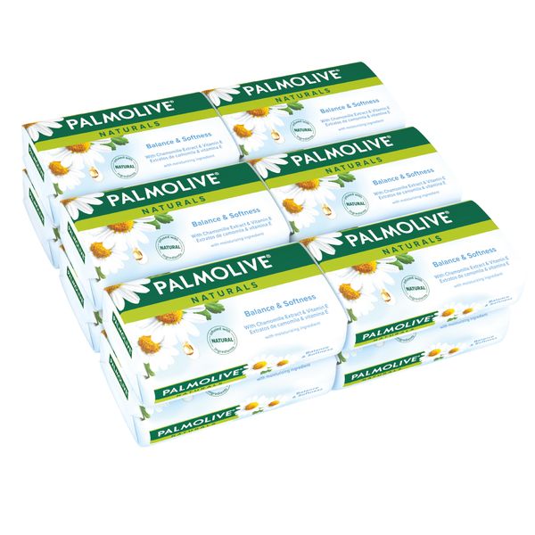 Palmolive Chamomile &amp; Vitamin E Bath Soap, Bulk Offer - 12 X 150g