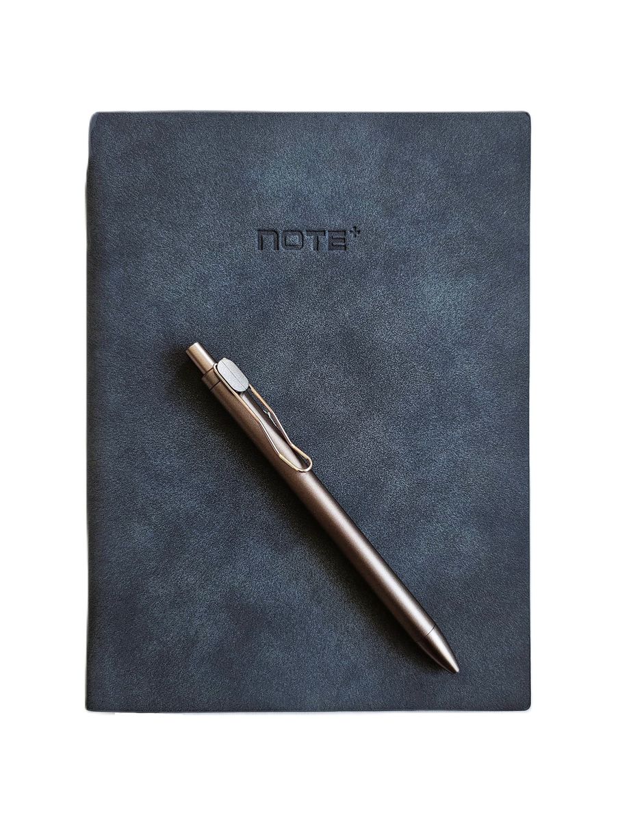 Premium Suede Feel A5 Journal/Notebook with Elegant Pen Shop Today