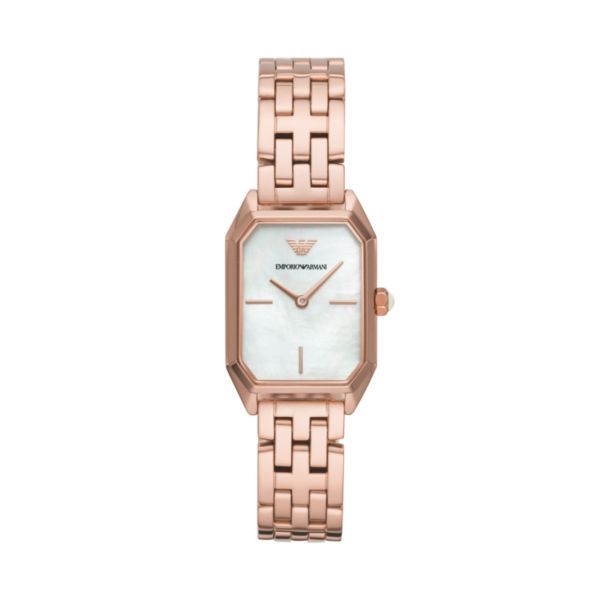 Emporio Armani Gioia Rose Gold Stainless Steel Watch - AR11147