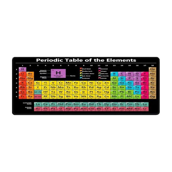 Periodic Table Gaming Mouse Pad 30×80cm Extended Desk Mat