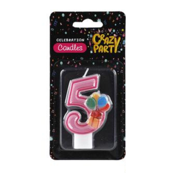 Happy Birthday Candles - No 5