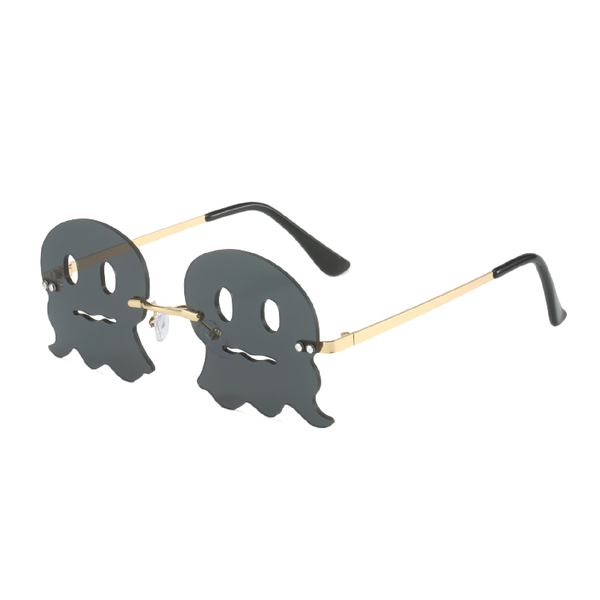Celebrity-Inspired Frameless Sunglasses - Ghost