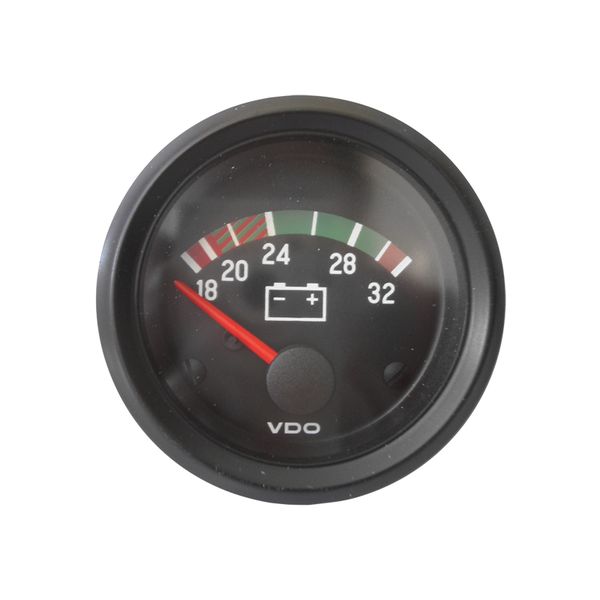 VDO Voltmeter Gauge 24 V 18 - 32 Voltage Reading 52 mm