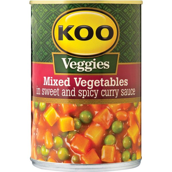 KOO - Mixed Vegetables in Sweet &amp; Spicy Sauce 12x420g