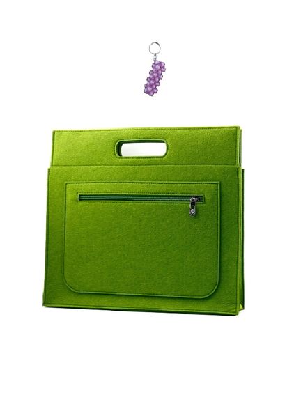 SE-159 Felt Laptop Handheld Bag 15Inch And A Keyholder