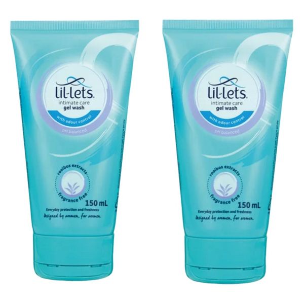 Lil Lets Creme Wash Intimate Care 150ml (Pack of 2)