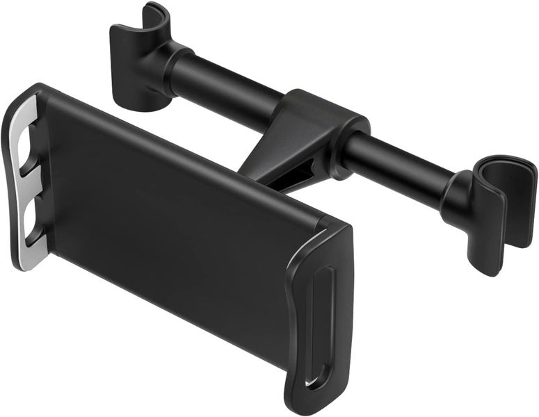 4"- 11" Swivel Phone &amp; Tablet Holder For Car Headrest With Adjustable Arm