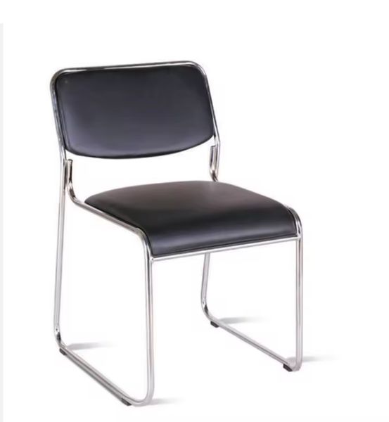 Economical Simple Conference Office Chair Reception Training Leather Chair