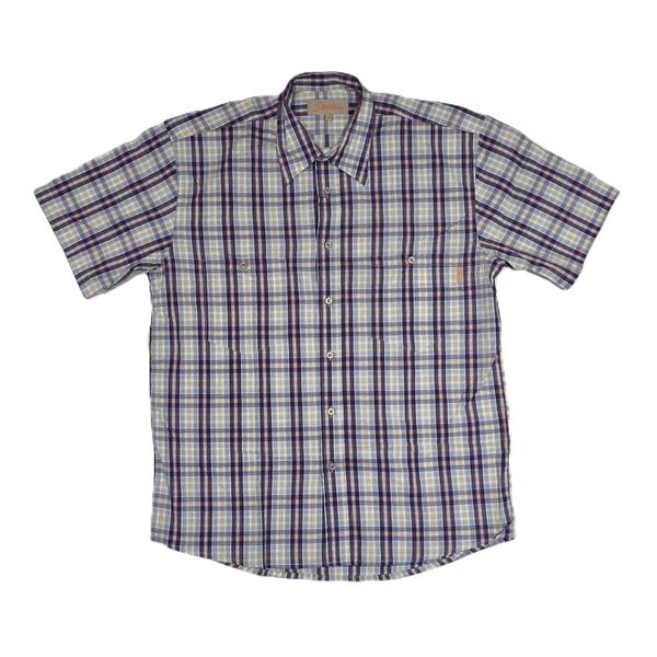 Sterling Check Shirt Beige/Maroon/Blue image