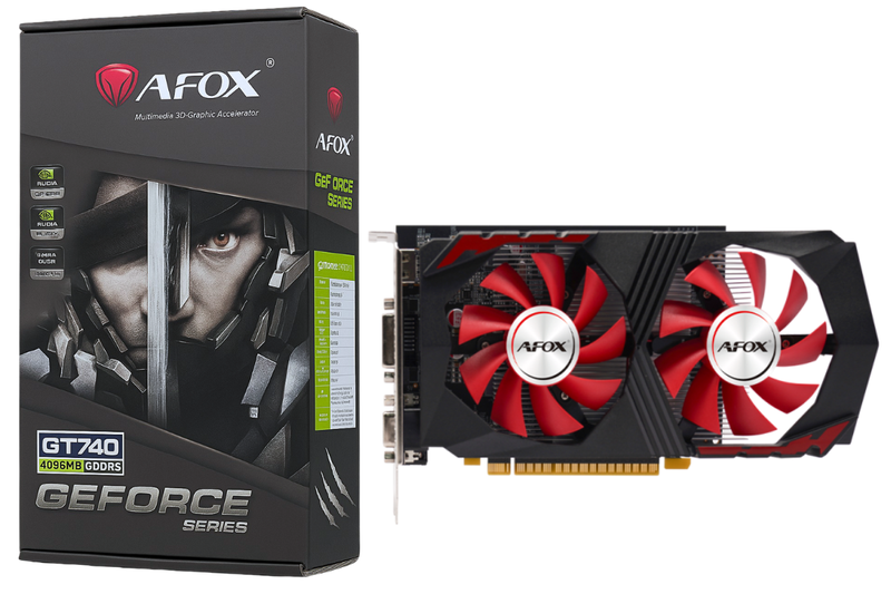 AFOX Geforce GT740 4GB GDDR5 128Bit ATX Dual Fan Graphic Card