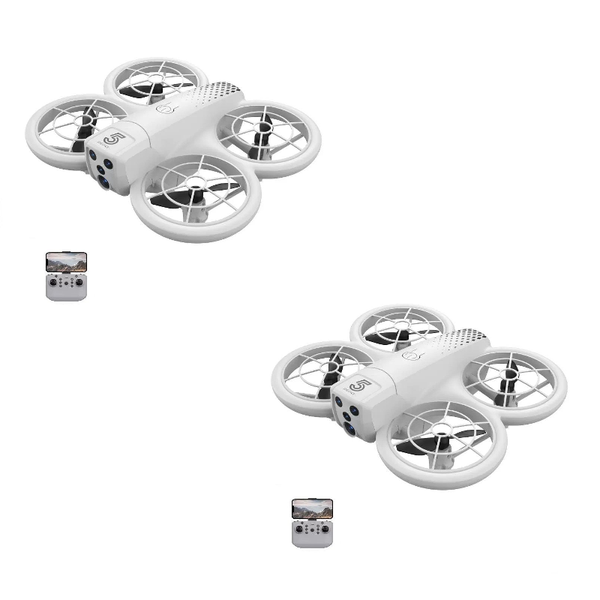 2 Pack-CZ05 Entry-level Mini Optical Flow Dual-Camera Remote Control Drone
