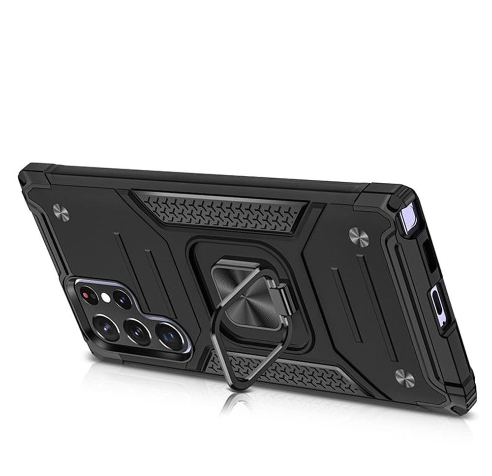 Heavy Duty Dual Layer KMKK Shockproof Case for Samsung S22 Ultra Shop