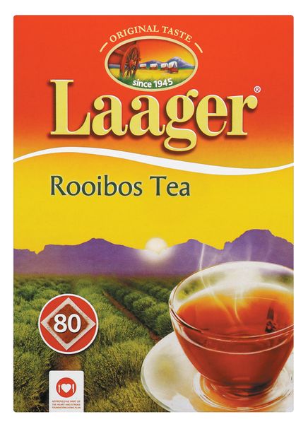 Laager Rooibos Tea 80's Pack of 4