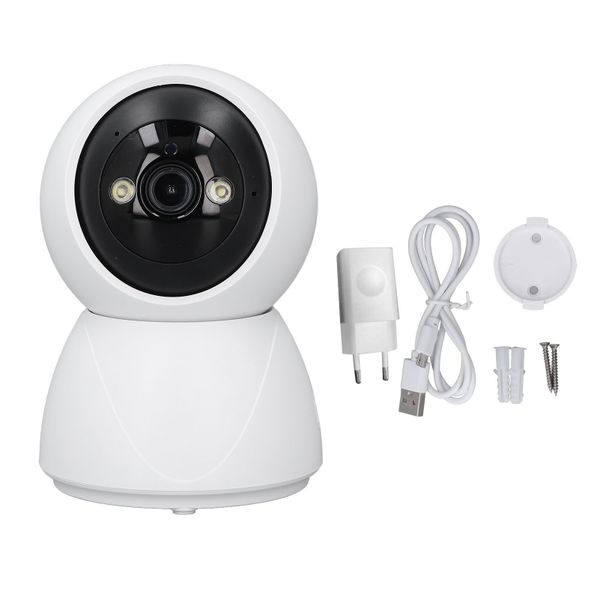 Indoor Pan-Tilt Security Camera WiFi Night Vision EU Plug