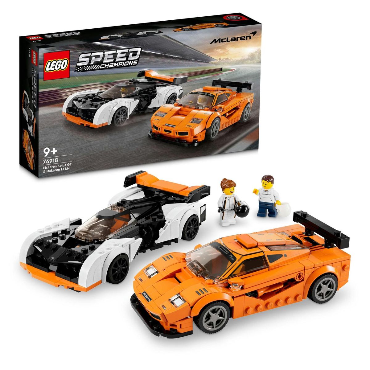 LEGO® Speed ChampionsMcLaren Solus GT & McLaren F1 LM 76918