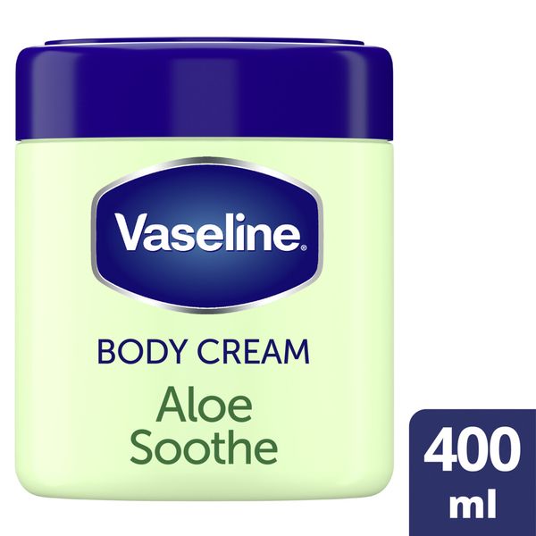 Vaseline Intensive Care Aloe Soothing Body Cream for Dry Skin 400ml