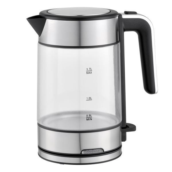 Eiger 1.7L Glass Kettle with Cordless Base - Vista Series