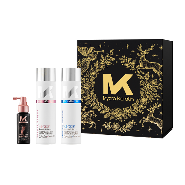 Mycro Keratin Keraxir Christmas Box - 3-Piece Gift Box - Haircare Gift Set