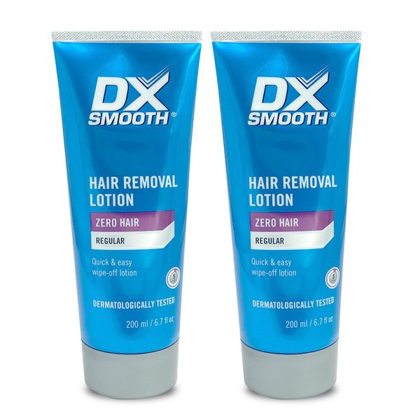 2 x 200ml DX Smooth - Hair Removal Lotion "Zero Hair