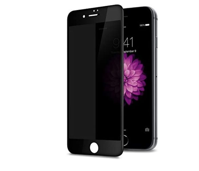 Anti Spy iPhone 7 Plus Black Privacy Tempered Glass Screen Protector