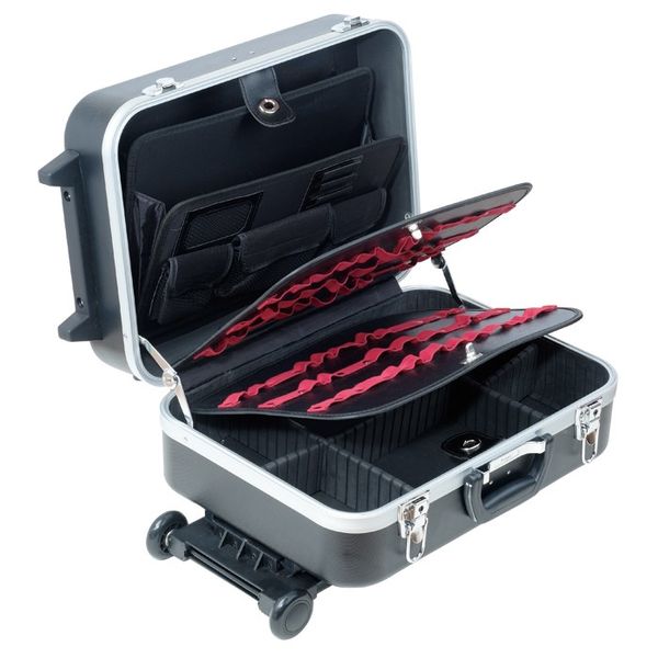 PRK TC-311: Heavy-Duty ABS Tool Case with Wheels &amp; Telescoping Handle
