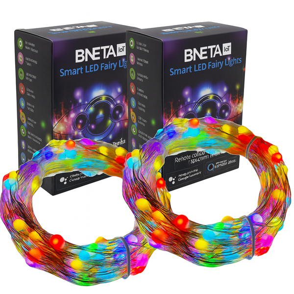 BNETA Smart LED Fairy Lights IO-MSL3 (10m) App Control Remote Control Twin